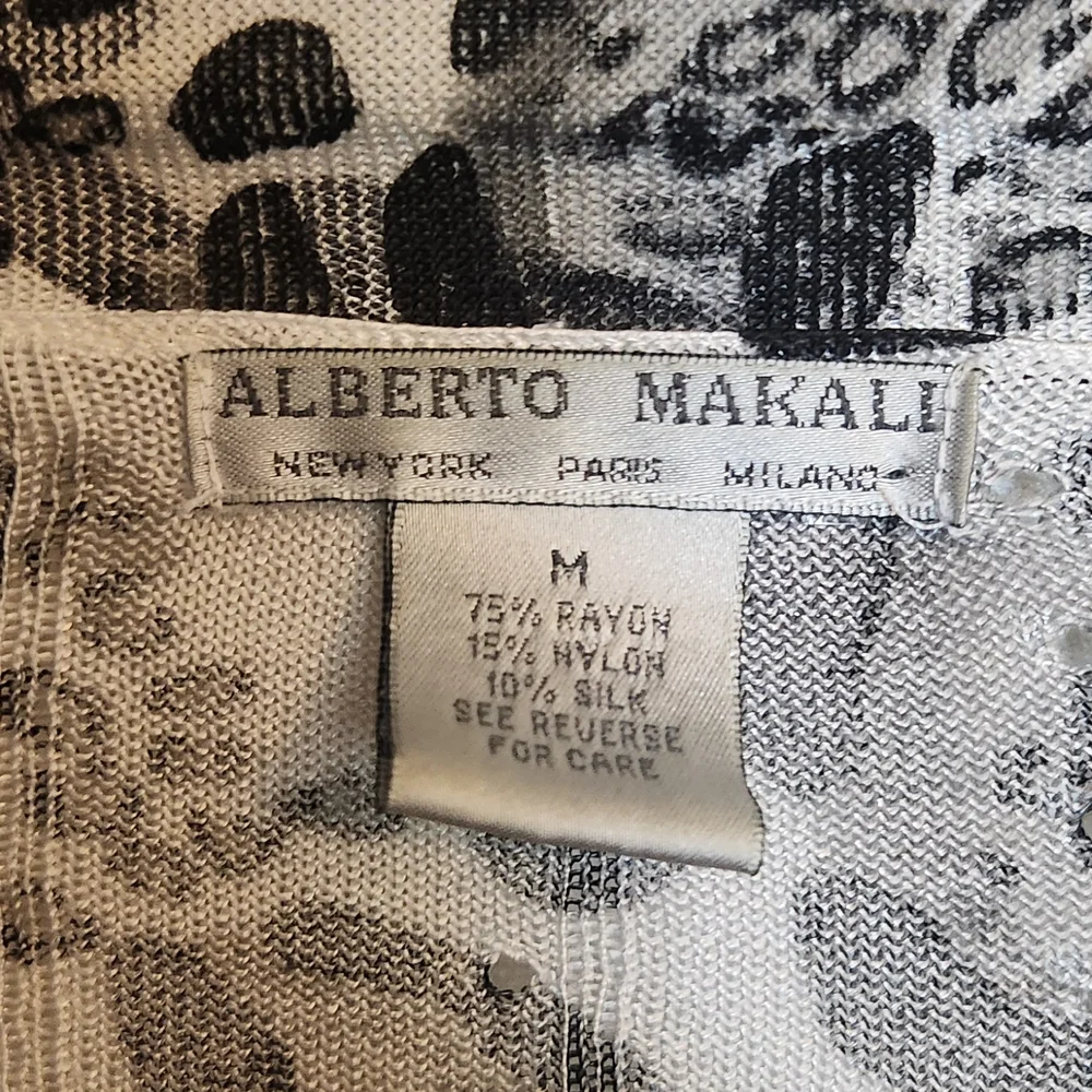 Alberto Makali Leopard Print Knit Cardigan - Picture 3 of 5